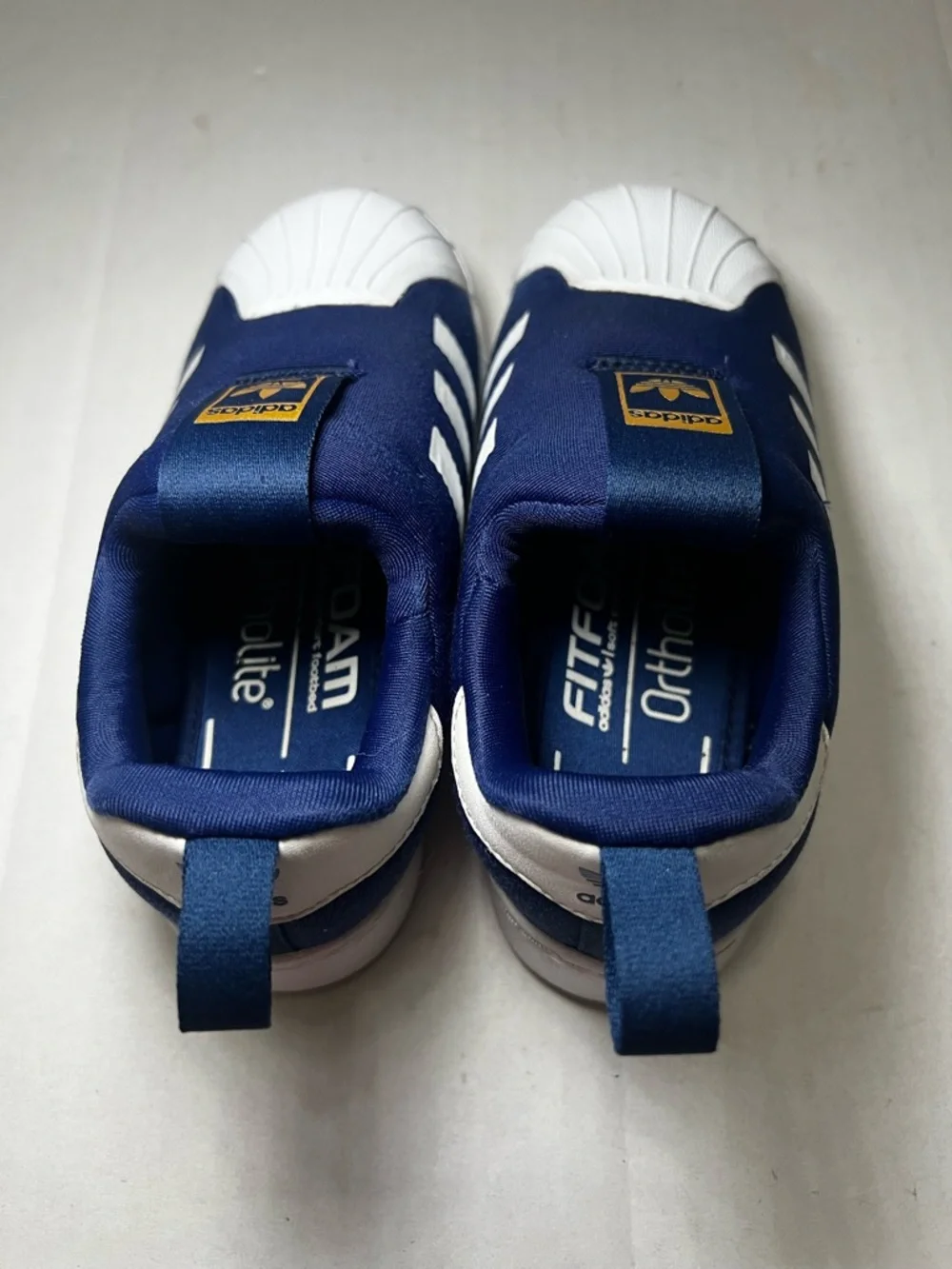 Adidas Superstar 360 Slip-On Shoes Kids 9.5‎ Blue White Unisex Casual Sporty